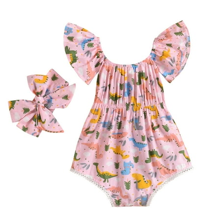 EHTMSAK Newborn Infant Baby Toddler Girl Short Sleeve Outfits Cartoon Animal Bodysuit and Set Clothing Set Summer with Headband Pink 0-2Y 70
EHTMSAK Newborn Infant Baby Toddler Girl Short Sleeve Outfits Cartoon Animal Bodysuit and Set Clothing Set Summer with Headband Pink 0-2Y 70