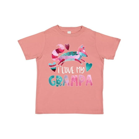 Inktastic I Love My Grampa Pink and Blue Fox with Hearts Gift Toddler Boy or Toddler Girl T-Shirt
Inktastic I Love My Grampa Pink and Blue Fox with Hearts Gift Toddler Boy or Toddler Girl T-Shirt