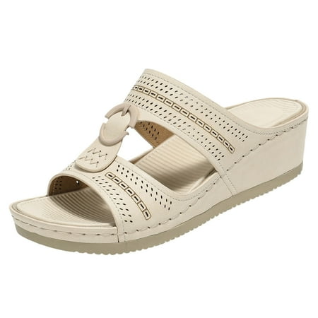 Jungdeepe Women Shoes Wedge Thick Soled Slippers Hollow Bohemian Beach Sandals For Women Designer Slides Fuzzy Cork Sandals for Women Women Indoor Sandals Women Sandals Flatbed Ladies Slide
Jungdeepe Women Shoes Wedge Thick Soled Slippers Hollow Bohemian Beach Sandals For Women Designer Slides Fuzzy Cork Sandals for Women Women Indoor Sandals Women Sandals Flatbed Ladies Slide