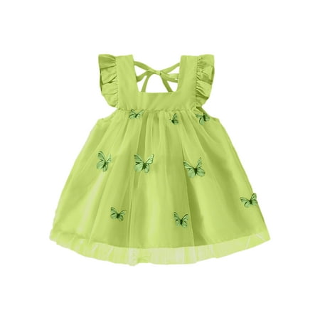 Toddler Baby Girl Princess Butterfly Fairy Dress Sleeveless Strap Pleated A-Line Layered Tulle Tutu Dresses
Toddler Baby Girl Princess Butterfly Fairy Dress Sleeveless Strap Pleated A-Line Layered Tulle Tutu Dresses