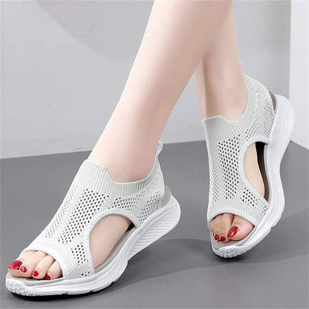 Aayomet Women Sandals Women Shoes Sports Sandals Soft Sole Outerwear Fashion Casual Roman Fairy Platform Sandals Beige 6.5
Aayomet Women Sandals Women Shoes Sports Sandals Soft Sole Outerwear Fashion Casual Roman Fairy Platform Sandals Beige 6.5