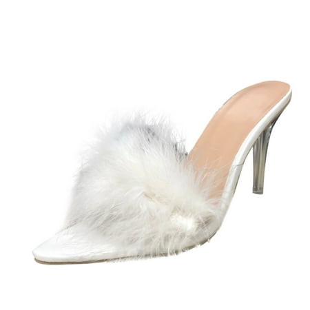 iOPQO Women s sandals Fashion Spring And Summer Women Sandals Fluffy Sexy Crystal High Heeled Large Size Pointed Toe fashion spring and summer women s White 37
iOPQO Women s sandals Fashion Spring And Summer Women Sandals Fluffy Sexy Crystal High Heeled Large Size Pointed Toe fashion spring and summer women s White 37