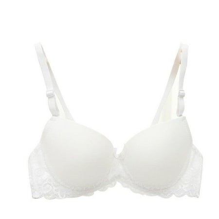 Wisremt Women Girl Seamless Lace Solid Color 3/4 Cup Push Up Bra Adjustable Support Bra
Wisremt Women Girl Seamless Lace Solid Color 3/4 Cup Push Up Bra Adjustable Support Bra