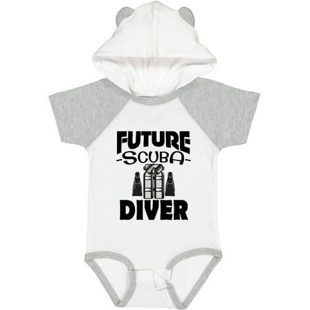 Inktastic Future Scuba Diver Gift Baby Boy or Baby Girl Bodysuit