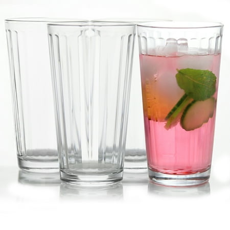 4-Piece 16.75 oz Cooler Glass Set
