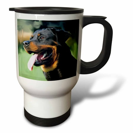 Rottweiler 14oz Stainless Steel Travel Mug tm-4378-1