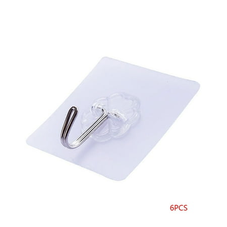Rinhoo 6Pcs Adhesive Hooks Kitchen Wall Hanger Transparent Removable Adhesive Hanger Reusable Wall Hooks
Rinhoo 6Pcs Adhesive Hooks Kitchen Wall Hanger Transparent Removable Adhesive Hanger Reusable Wall Hooks