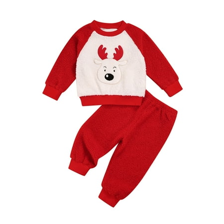 Toddlers Baby Girl Boy Cartoon Elk Print O-Neck Long Sleeve Pullover Long Pants 2 Pieces Kids Suit
Toddlers Baby Girl Boy Cartoon Elk Print O-Neck Long Sleeve Pullover Long Pants 2 Pieces Kids Suit