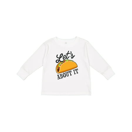Inktastic Lets Taco About It with Taco Illustration Gift Toddler Boy or Toddler Girl Long Sleeve T-Shirt
Inktastic Lets Taco About It with Taco Illustration Gift Toddler Boy or Toddler Girl Long Sleeve T-Shirt