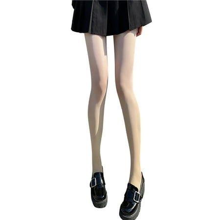 ZMHEGW Women Socks Gradient Hook Proof Ultra Thin Stockings Socks For Women
