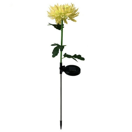 VAKIND Solar Power Chrysanthemum Ground Light Flower Outdoor Garden Decor (Yellow)
VAKIND Solar Power Chrysanthemum Ground Light Flower Outdoor Garden Decor (Yellow)