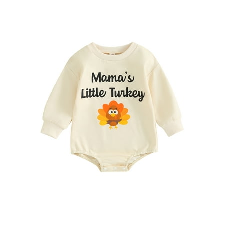 Frobukio Toddler Baby Girls Thanksgiving Clothes Casual Romper Infant Long Sleeve Letter Turkey Print Jumpsuit
Frobukio Toddler Baby Girls Thanksgiving Clothes Casual Romper Infant Long Sleeve Letter Turkey Print Jumpsuit