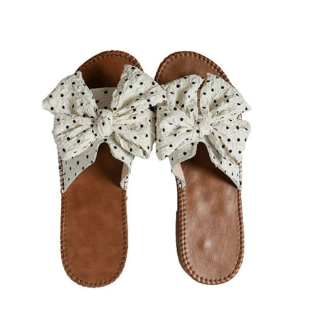 YanHoo Women s Summer Slippers Sandals Dressy Bowknot Open Toe Slip-on Flat Sandal Ladies Girls Beach Casual Shoes for Holiday Vacation
YanHoo Women s Summer Slippers Sandals Dressy Bowknot Open Toe Slip-on Flat Sandal Ladies Girls Beach Casual Shoes for Holiday Vacation