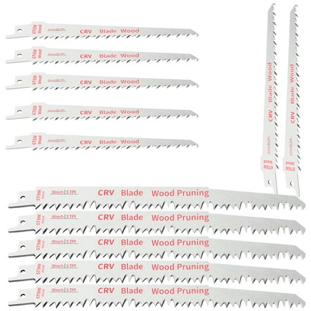 Littleduckling 12Pcs 6/9 Inch Reciprocating Saw Blade Set High Carbon Steel Assorted Pruning Saw Blade Sharp High Precision Cutting Saw Blades for Cutting Wood Plastic PVC Pipe Metal
Littleduckling 12Pcs 6/9 Inch Reciprocating Saw Blade Set High Carbon Steel Assorted Pruning Saw Blade Sharp High Precision Cutting Saw Blades for Cutting Wood Plastic PVC Pipe Metal