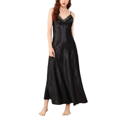 EFINNY Women s Nightdress Silk Lace Satin Nightgowns Long Chemise Sleepwear Sleeveless Full Slip Nightdress
EFINNY Women s Nightdress Silk Lace Satin Nightgowns Long Chemise Sleepwear Sleeveless Full Slip Nightdress