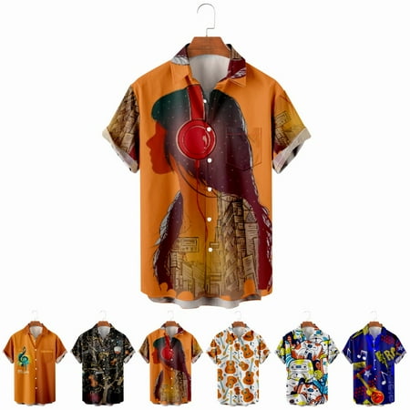 LANLIN Music Festival Men s and Big Men s Casual Button Down Short Sleeve Shirts Funny Cheap Clothing Apparel for Boys 5-14 Years
LANLIN Music Festival Men s and Big Men s Casual Button Down Short Sleeve Shirts Funny Cheap Clothing Apparel for Boys 5-14 Years