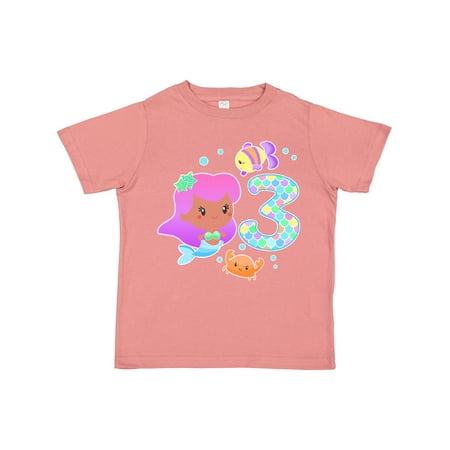 Inktastic Third Birthday Mermaid with Fish and Crab Gift Toddler Toddler Girl T-Shirt
Inktastic Third Birthday Mermaid with Fish and Crab Gift Toddler Toddler Girl T-Shirt