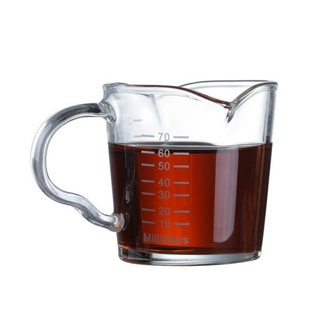 70ml Glass Measuring Cup Double Mouth Heat-resistant Transparent Glass Milk Jug with Handle for Kitchen
70ml Glass Measuring Cup Double Mouth Heat-resistant Transparent Glass Milk Jug with Handle for Kitchen