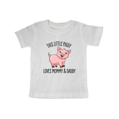Inktastic This Little Piggy Loves Mommy and Daddy- cute Gift Baby Boy or Baby Girl T-Shirt
Inktastic This Little Piggy Loves Mommy and Daddy- cute Gift Baby Boy or Baby Girl T-Shirt