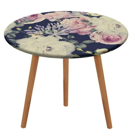 Bybiment Round Fitted Tablecloth with Elastic Edge Floral Pattern Flowers Watercolor Decorative Tablecloth Table Cover 47 Inch
Bybiment Round Fitted Tablecloth with Elastic Edge Floral Pattern Flowers Watercolor Decorative Tablecloth Table Cover 47 Inch