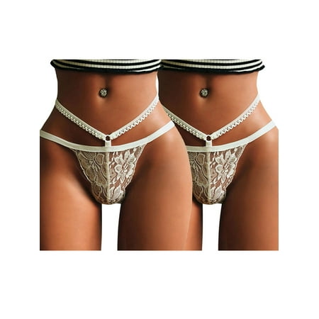 Enjiwell Womens Soft Lace Lingerie G-string T-back Thong Briefs Panties Underwear
Enjiwell Womens Soft Lace Lingerie G-string T-back Thong Briefs Panties Underwear