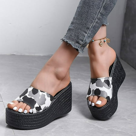 Josdec Womens Shoes Clearance New Thick Sole Slope Heel Shoes Breathable Slip-on Beach Sandals
Josdec Womens Shoes Clearance New Thick Sole Slope Heel Shoes Breathable Slip-on Beach Sandals