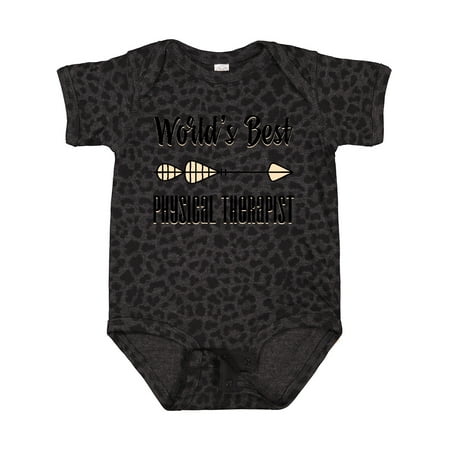 Inktastic Gift for Physical Therapist Arrow World s Best Gift Baby Boy or Baby Girl Bodysuit