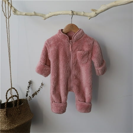 NIUREDLTD Baby Girls Winter Warm Thick Solid Cotton Long Sleeve Footed Romper Jumpsuit Clothes
NIUREDLTD Baby Girls Winter Warm Thick Solid Cotton Long Sleeve Footed Romper Jumpsuit Clothes