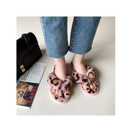 Crocowalk Womens Faux Fur Slippers Warm Fussy Flip Flop House Slippers Open Toe Home Slippers for Girls Women
Crocowalk Womens Faux Fur Slippers Warm Fussy Flip Flop House Slippers Open Toe Home Slippers for Girls Women