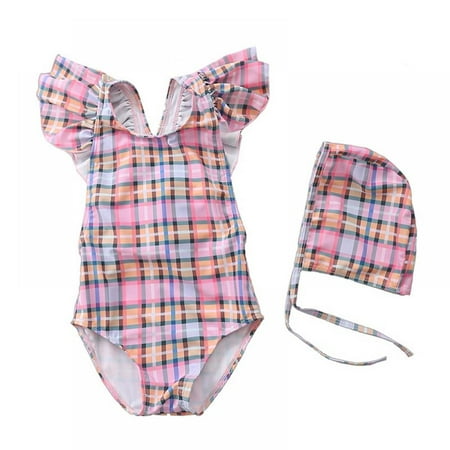 Baozhu Kids Toddler Baby Girl One Piece Ruffle Swimsuit Beach Wear Swimwear Bathing Suits with Swim Hat 1-7T
Baozhu Kids Toddler Baby Girl One Piece Ruffle Swimsuit Beach Wear Swimwear Bathing Suits with Swim Hat 1-7T