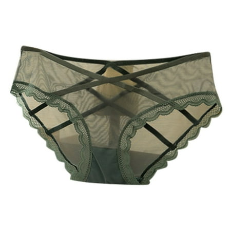 Gaiseeis Women Personality Multi-Color Lace Underwear Ladies Hollow Out Underwear Army Green M
Gaiseeis Women Personality Multi-Color Lace Underwear Ladies Hollow Out Underwear Army Green M