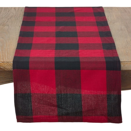 Fennco Styles Holiday Buffalo Check Plaid Design Cotton Table Runner (16 x108 Table Runner Red)
Fennco Styles Holiday Buffalo Check Plaid Design Cotton Table Runner (16 x108 Table Runner Red)