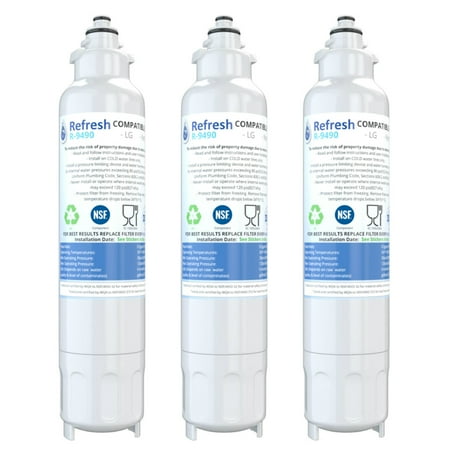 Replacement For LG LSXS26386S Refrigerator Water Filter - by Refresh (3 Pack)
Replacement For LG LSXS26386S Refrigerator Water Filter - by Refresh (3 Pack)