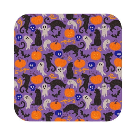 Pofeuu Halloween Black Cats Print Leather Coasters Set of 6 Round Cups Mugs Mat Pad for Home Kitchen Heat Resistant Drink Coasters Square
Pofeuu Halloween Black Cats Print Leather Coasters Set of 6 Round Cups Mugs Mat Pad for Home Kitchen Heat Resistant Drink Coasters Square