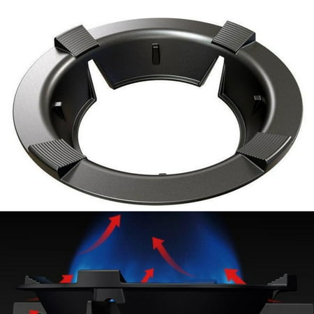 Iron Kitchen Wind Gather -Saving Pan Holder for Cooker - Style 1