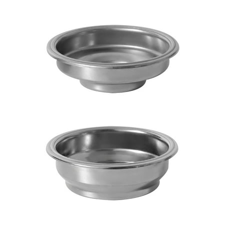 2PCS Stainless Steel 58mm Coffee Tea Filter Basket for Espresso Coffee Machine Accessories Pressurized Bowl
2PCS Stainless Steel 58mm Coffee Tea Filter Basket for Espresso Coffee Machine Accessories Pressurized Bowl