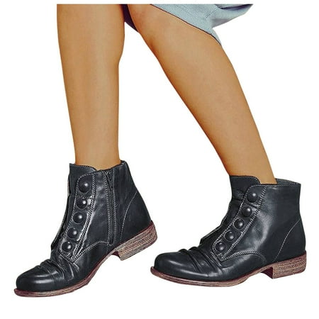 jsaierl Fashion Women s Flats Leather Zipper Round Toe Lace-Up Casual Shoes Ankle Boots
jsaierl Fashion Women s Flats Leather Zipper Round Toe Lace-Up Casual Shoes Ankle Boots