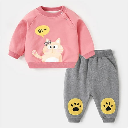 Hunpta Children Kids Toddler Baby Boys Girls Long Sleeve Letter Sweatshirt Pullover Tops Cute Cartoon Trousers Pants Outfit Set 2PCS Clothes
Hunpta Children Kids Toddler Baby Boys Girls Long Sleeve Letter Sweatshirt Pullover Tops Cute Cartoon Trousers Pants Outfit Set 2PCS Clothes