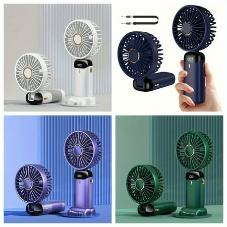 VECPIO USB charging mini portable fan 5-speed 90 ° foldable battery powered mini desktop fan with LED display office time bedroom outdoor travel camping back to school personal m
VECPIO USB charging mini portable fan 5-speed 90 ° foldable battery powered mini desktop fan with LED display office time bedroom outdoor travel camping back to school personal m