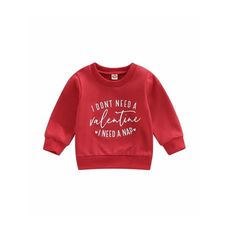 Ma&Baby Toddler Baby Boy Girl Valentine s Day Sweatshirt Letter Print Long Sleeve Pullover T-shirt Tops
Ma&Baby Toddler Baby Boy Girl Valentine s Day Sweatshirt Letter Print Long Sleeve Pullover T-shirt Tops