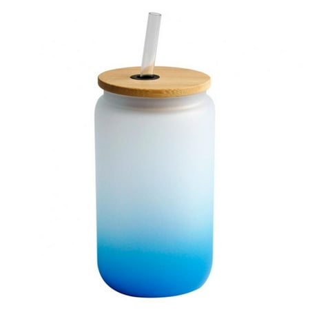 Frosted Sublimation Glass Blanks with Bamboo Lid 12 oz Gradient Sublimation Beer Can Wide Mouth Jar Sublimation Drinking Glass Cups for Iced Coffee Juice Soda Drinks
Frosted Sublimation Glass Blanks with Bamboo Lid 12 oz Gradient Sublimation Beer Can Wide Mouth Jar Sublimation Drinking Glass Cups for Iced Coffee Juice Soda Drinks