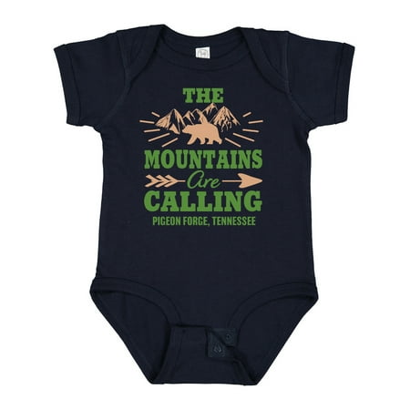 Inktastic Pigeon Forge Tennessee the Mountains Are Calling Gift Baby Boy or Baby Girl Bodysuit
Inktastic Pigeon Forge Tennessee the Mountains Are Calling Gift Baby Boy or Baby Girl Bodysuit