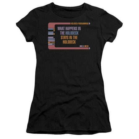 Star Trek - Holodeck Secrets - Juniors Teen Girls Cap Sleeve Shirt - X-Large