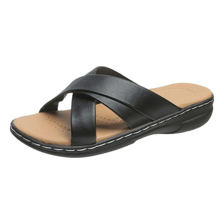 Stamzod Fashion Women s Car Line Casual Slippers Breathable Comfortable Thick Bottom Cross Outdoor Slippers Clearance Black 36
Stamzod Fashion Women s Car Line Casual Slippers Breathable Comfortable Thick Bottom Cross Outdoor Slippers Clearance Black 36