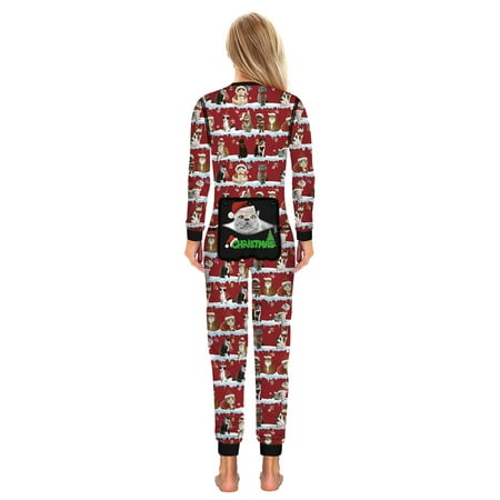 Men Women Christmas Sexy Butt Button Back Flap Jumpsuit Long Sleeve Romper Bodycon Pajamas Onesies
Men Women Christmas Sexy Butt Button Back Flap Jumpsuit Long Sleeve Romper Bodycon Pajamas Onesies