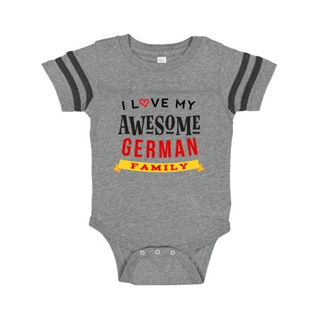 Inktastic I Love My Germany Family Gift Baby Boy or Baby Girl Bodysuit