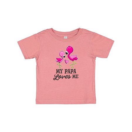 Inktastic My Papa Loves me with Two Flamingos Gift Baby Boy or Baby Girl T-Shirt
Inktastic My Papa Loves me with Two Flamingos Gift Baby Boy or Baby Girl T-Shirt