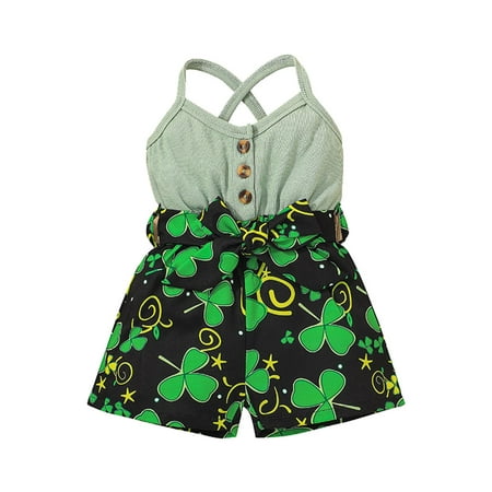 Fsqjgq Baby Boy Bubble Romper Toddler Girls St. Patric.K s Day Sleeveless Floral Prints Romper Jumpsuit Clothes Cute Toddler Outfits Girls Cotton Blend Green 74
Fsqjgq Baby Boy Bubble Romper Toddler Girls St. Patric.K s Day Sleeveless Floral Prints Romper Jumpsuit Clothes Cute Toddler Outfits Girls Cotton Blend Green 74