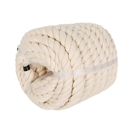 Natural Twisted Cotton Rope 1/2 Inch 50 Feet Thick White Rope for Crafting DIY Projects Home Decorating
Natural Twisted Cotton Rope 1/2 Inch 50 Feet Thick White Rope for Crafting DIY Projects Home Decorating
