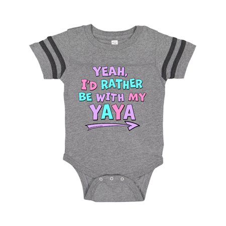 Inktastic Yeah I d Rather be with My Yaya in Pink Blue and Purple Gift Baby Boy or Baby Girl Bodysuit
Inktastic Yeah I d Rather be with My Yaya in Pink Blue and Purple Gift Baby Boy or Baby Girl Bodysuit
